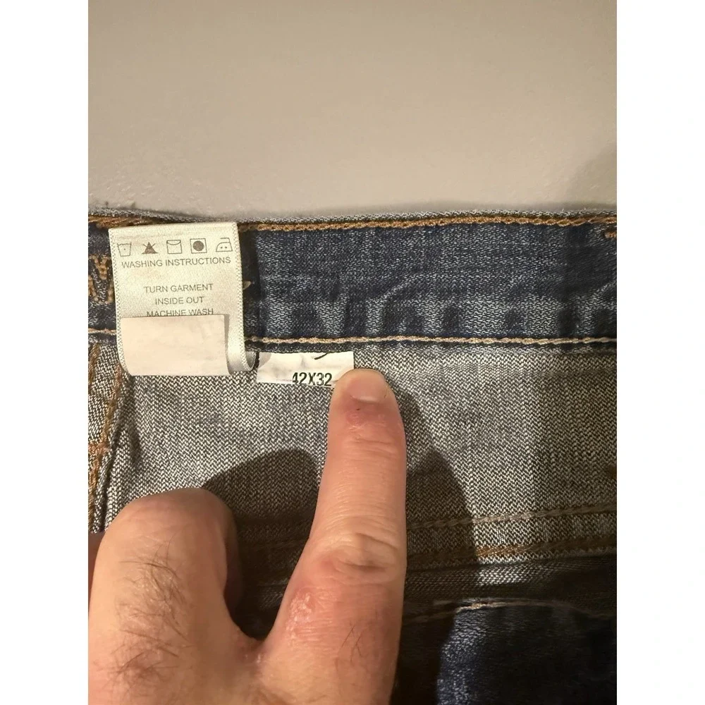 Cinch Men's Silver Label Jeans Dark Stone Blue 42x32 (41x30) Western Cowboy‎